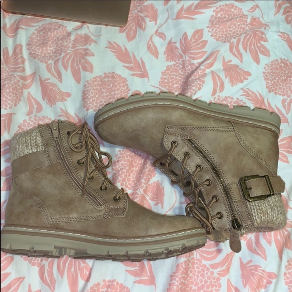 Tan boots
